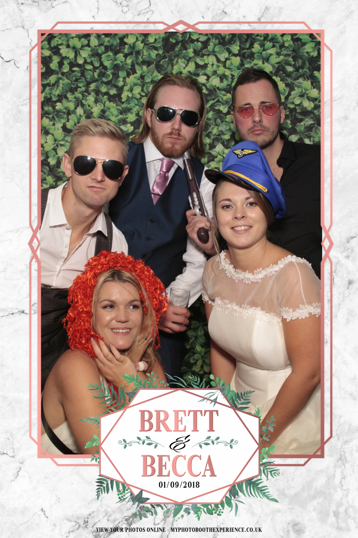 Brett & Becca's Wedding | View more photos from the event at gallery.myphotoboothexperience.co.uk/u/MyPhotoBoothExperienceLtd/Brett-Beccas-Wedding